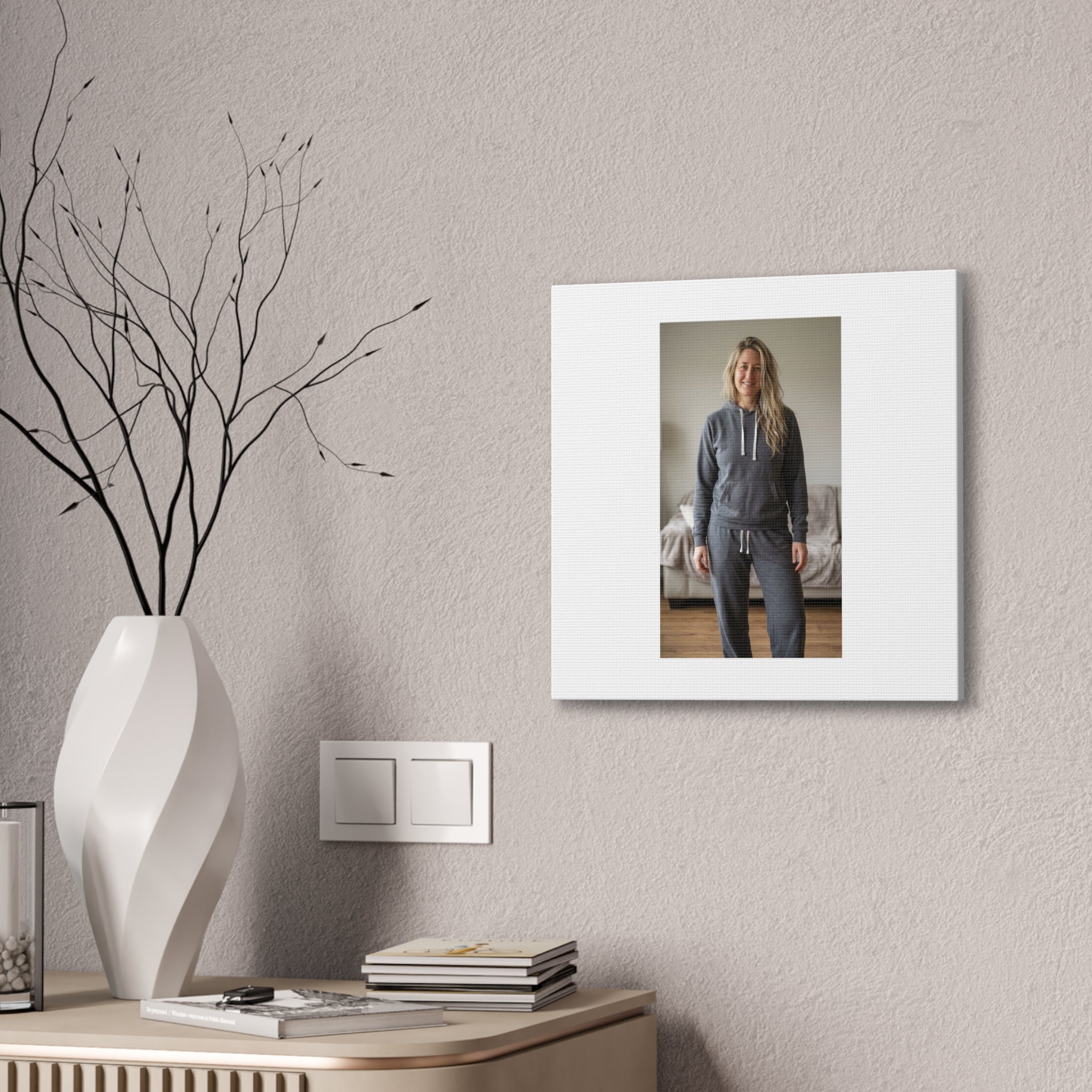 Personalized Photo Canvas Print — Stretched 0.75" (Portrait)